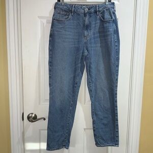 Pacsun Mom Jean Sz 30 Women's Blue Jeans High Waist 100% Cotton Denim